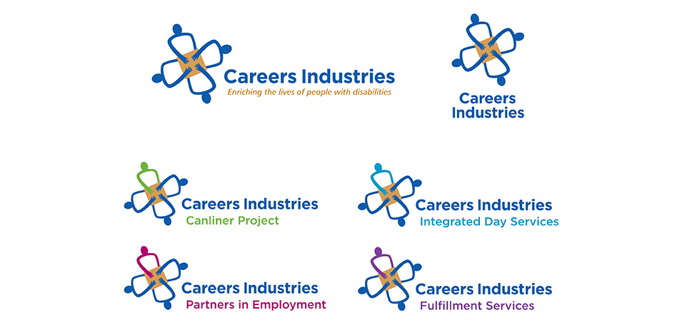 Careers Industries logo design